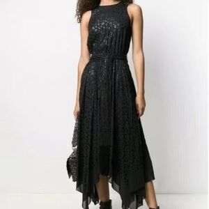 MICHAEL Michael Kors Black Sleeveless Maxi Dress
